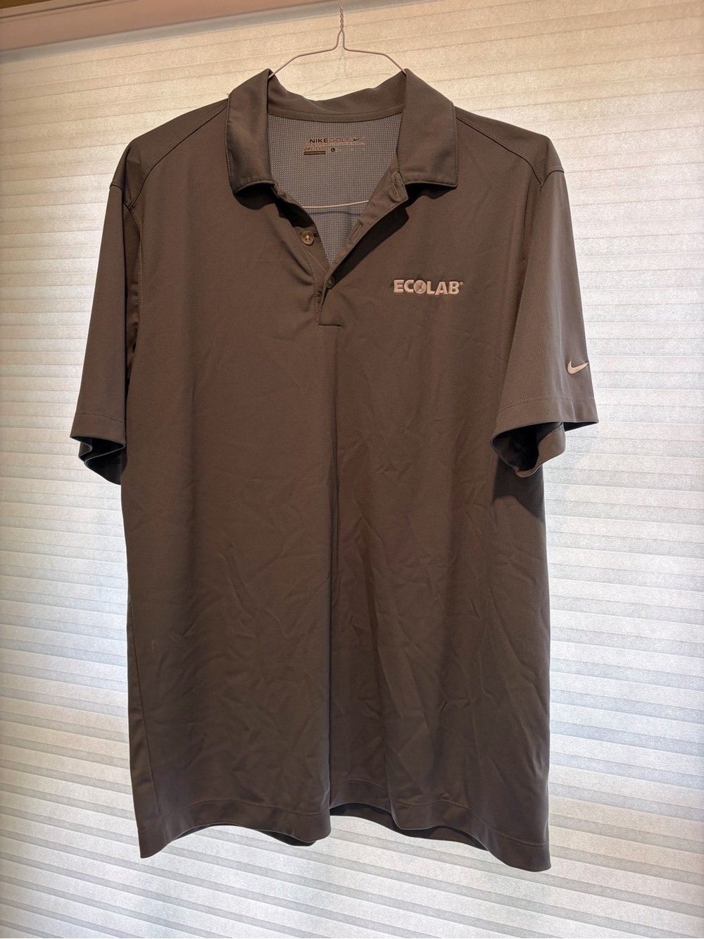 Nike Men's Dark Gray Performance Polo